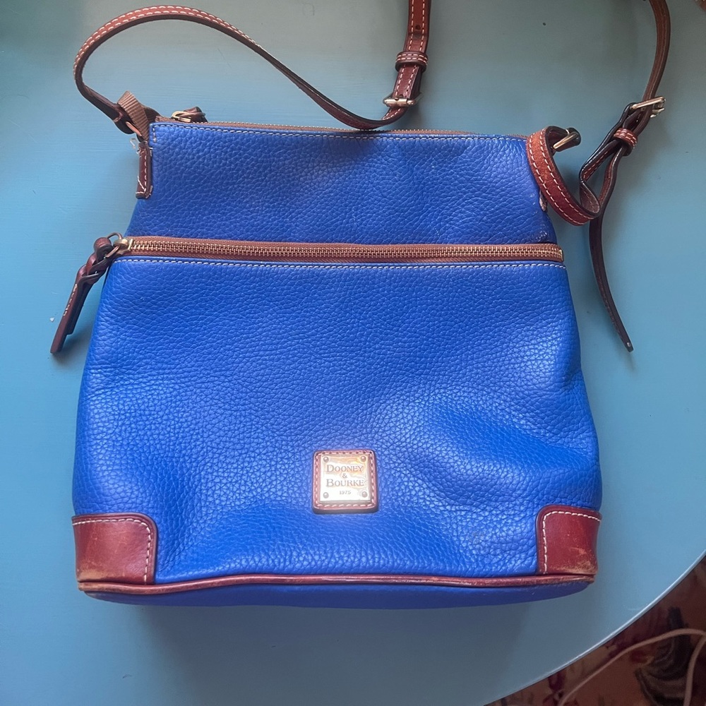Dooney & Bourke Pebble Grain Crossbody Blue